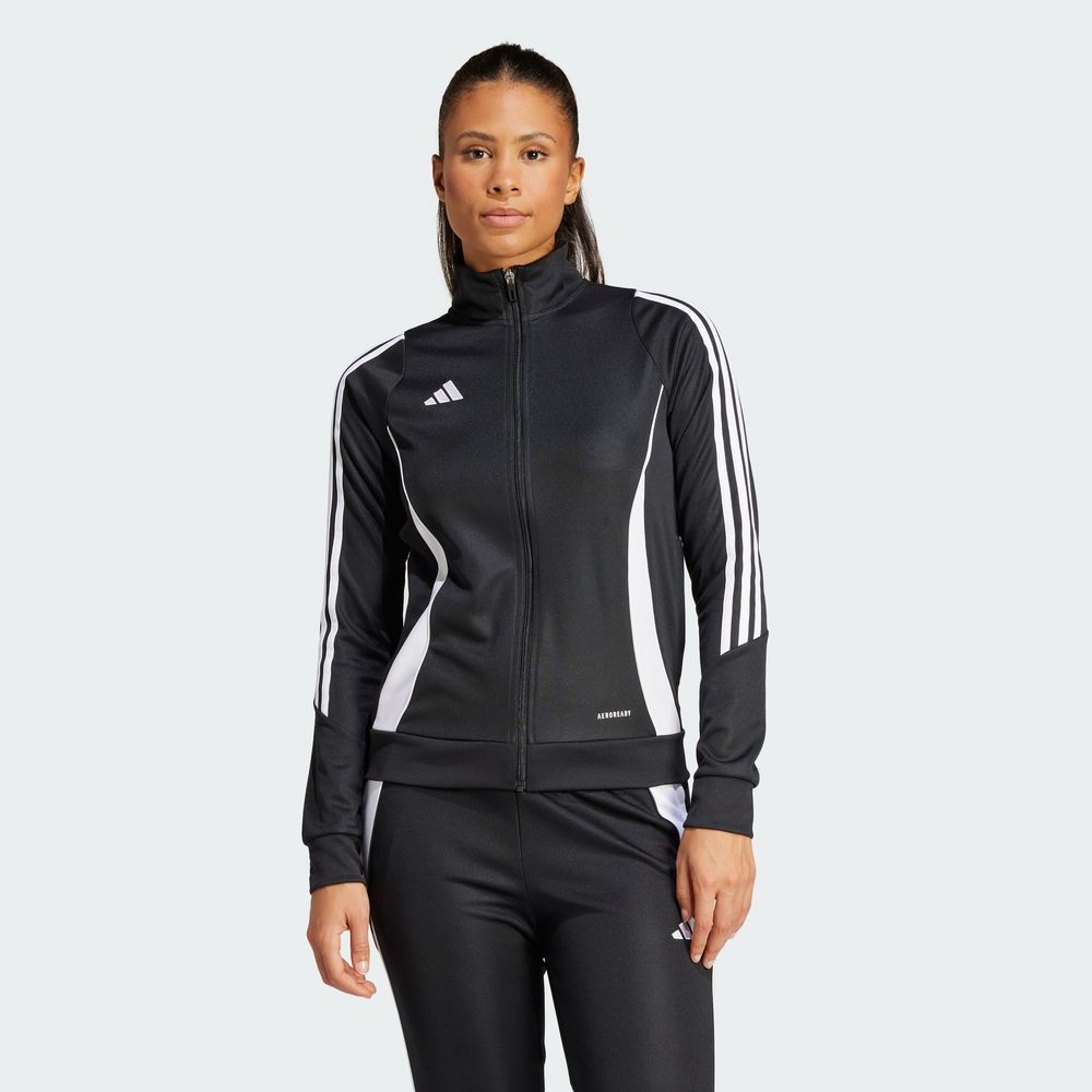 Foto 5 pulgar | Chamarra De Entrenamiento Tiro 24 Adidas Negro Mujer