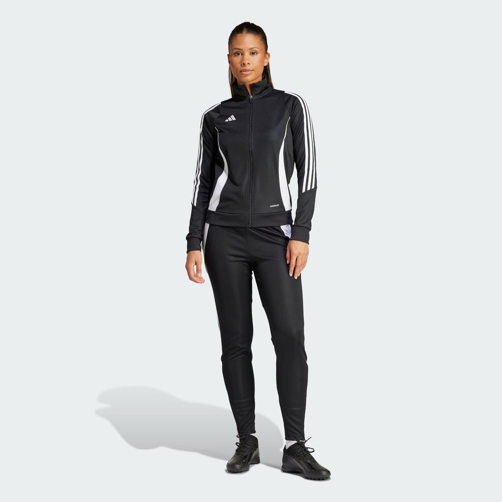 Foto 8 pulgar | Chamarra De Entrenamiento Tiro 24 Adidas Negro Mujer