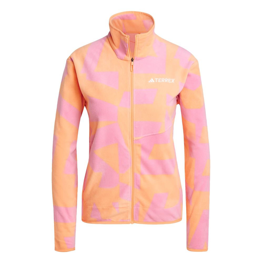 Foto 2 pulgar | Chamarra Terrex Multi Printed Full-zip Fleece Adidas para Mujer