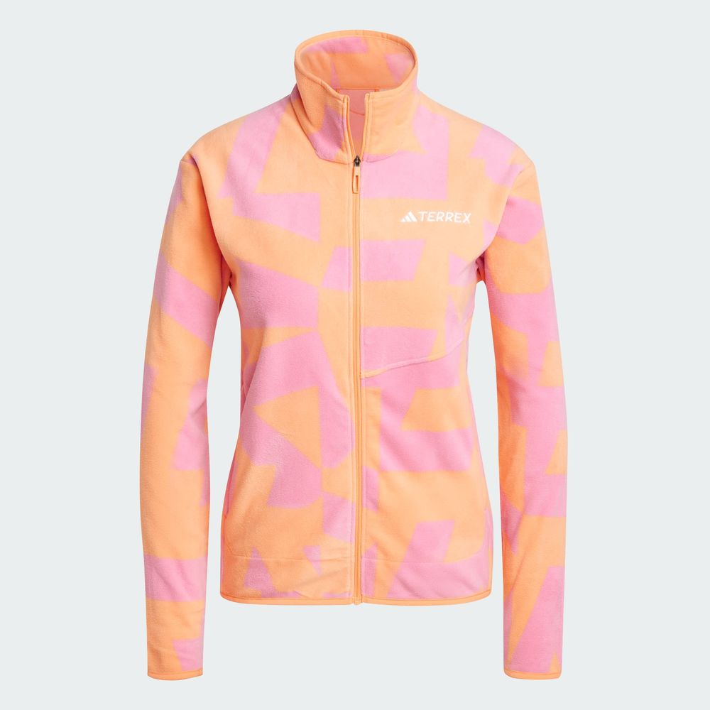 Foto 4 pulgar | Chamarra Terrex Multi Printed Full-zip Fleece Adidas para Mujer