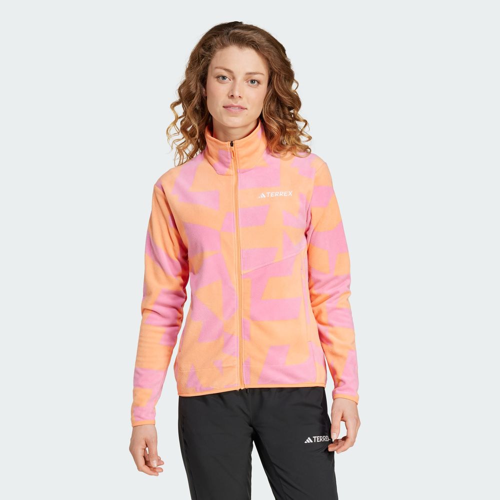 Foto 5 pulgar | Chamarra Terrex Multi Printed Full-zip Fleece Adidas para Mujer