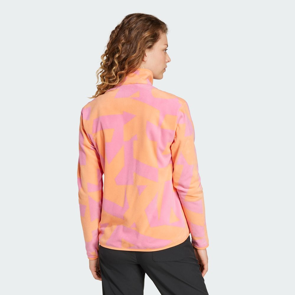 Foto 6 pulgar | Chamarra Terrex Multi Printed Full-zip Fleece Adidas para Mujer