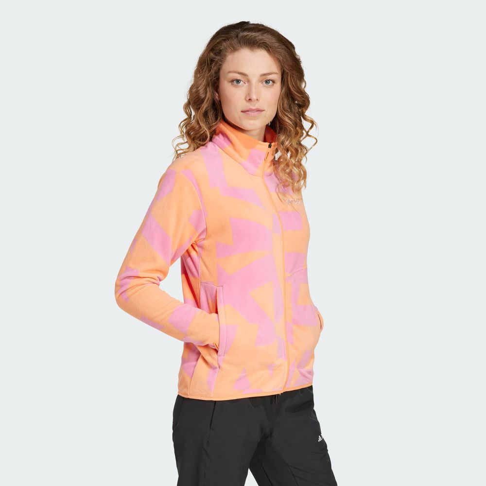 Foto 7 pulgar | Chamarra Terrex Multi Printed Full-zip Fleece Adidas para Mujer