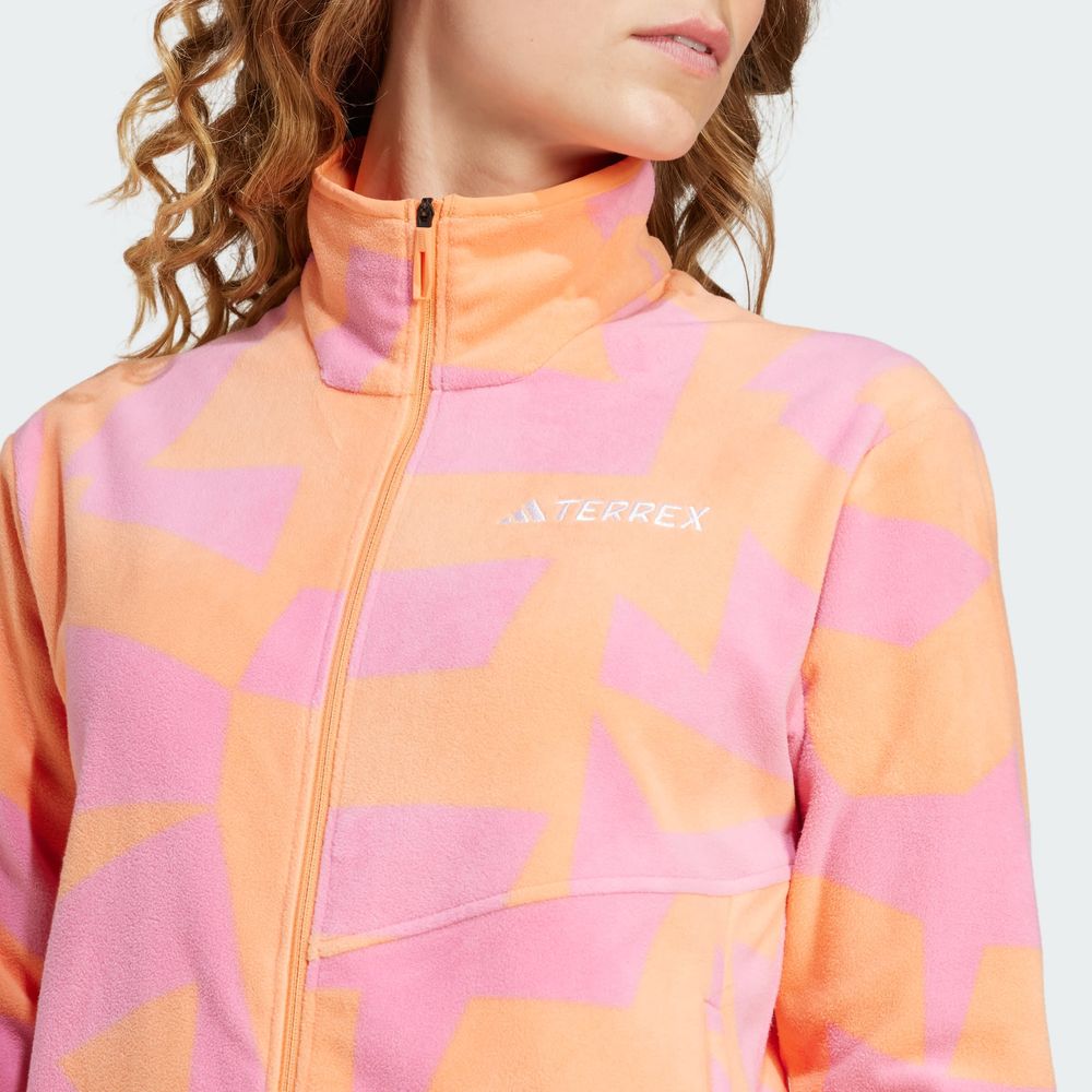 Foto 8 pulgar | Chamarra Terrex Multi Printed Full-zip Fleece Adidas para Mujer