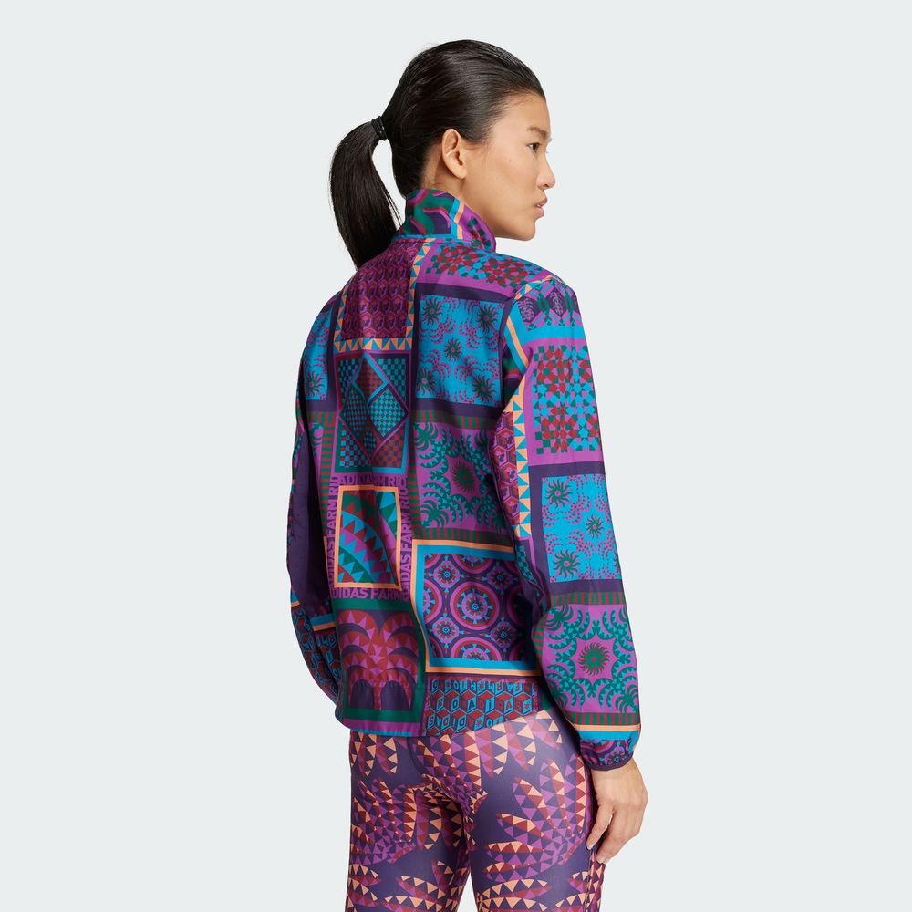 Foto 6 pulgar | Chamarra Adidas Adizero X Farm Morado para Mujer