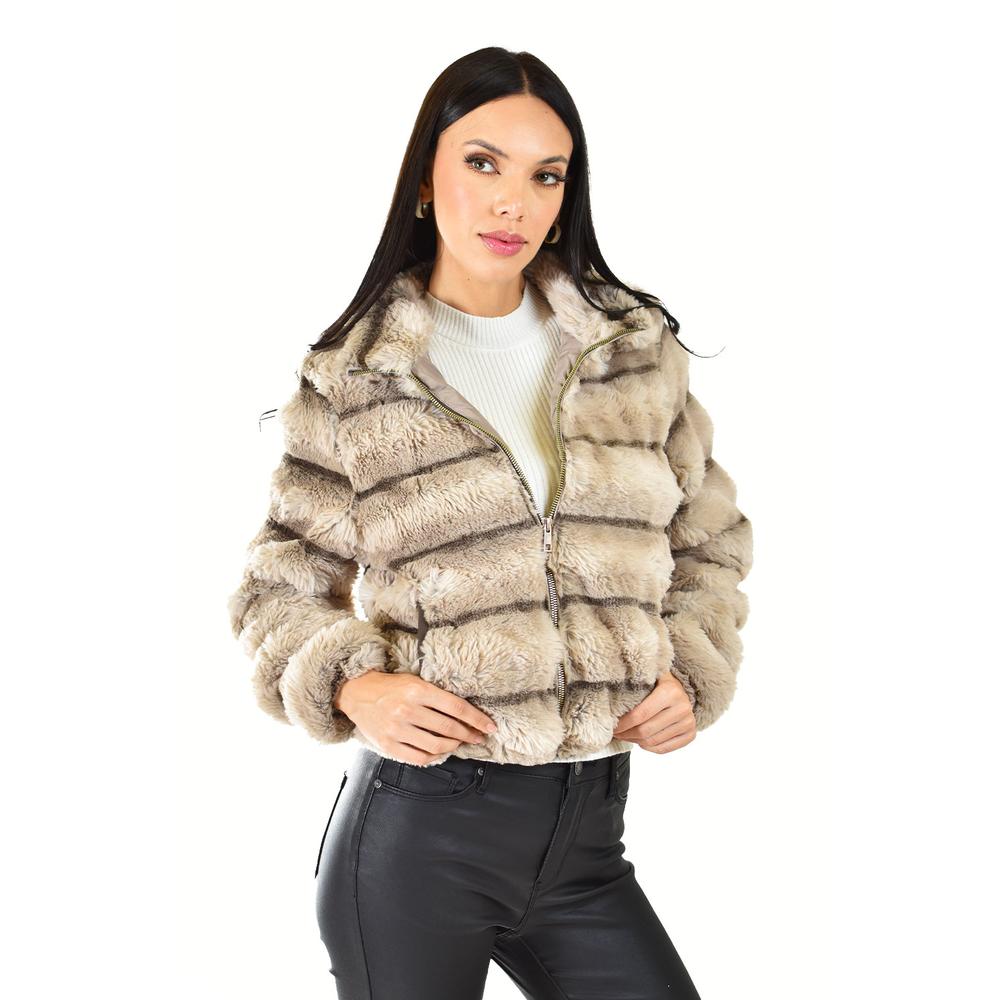 Chamarra De Peluche Juvenil, 7517 (cafe) Cafe