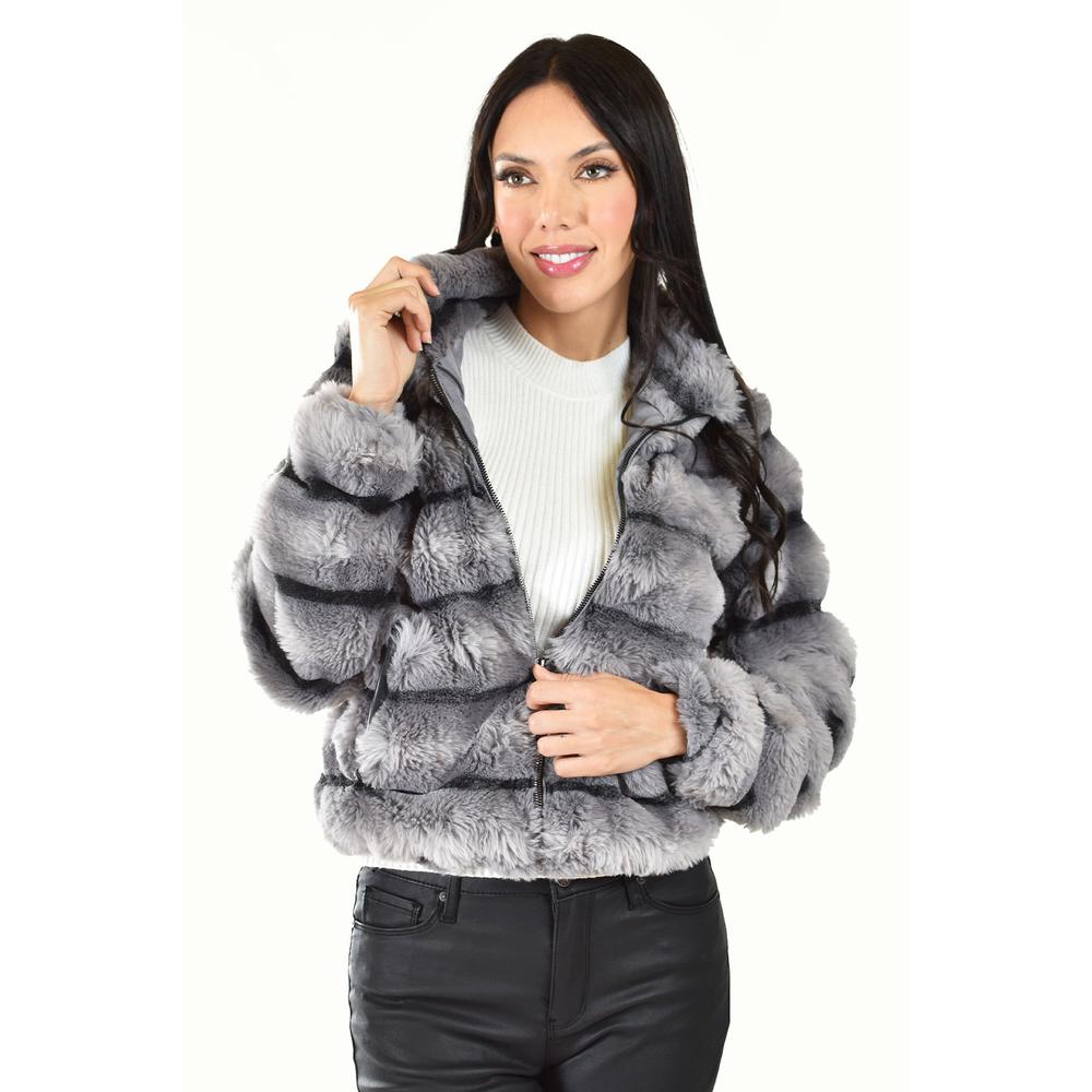 Foto 1 | Chamarra De Peluche Juvenil, 7517 (gris) Gris