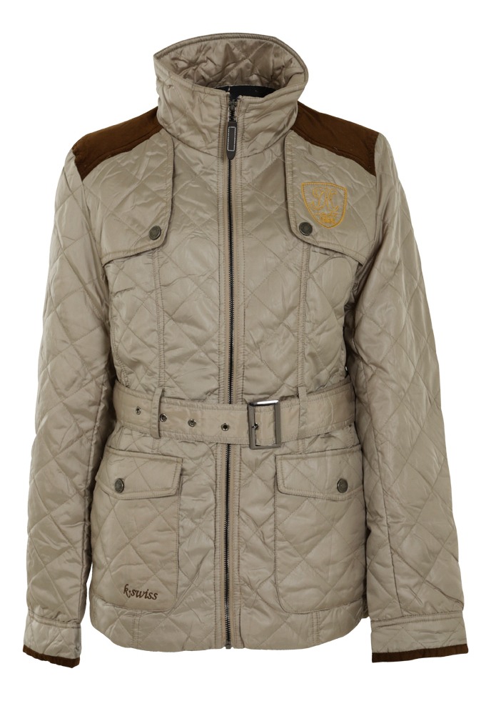 Foto 1 | Chamarra K-swiss Poksw Color Khaki Mujer