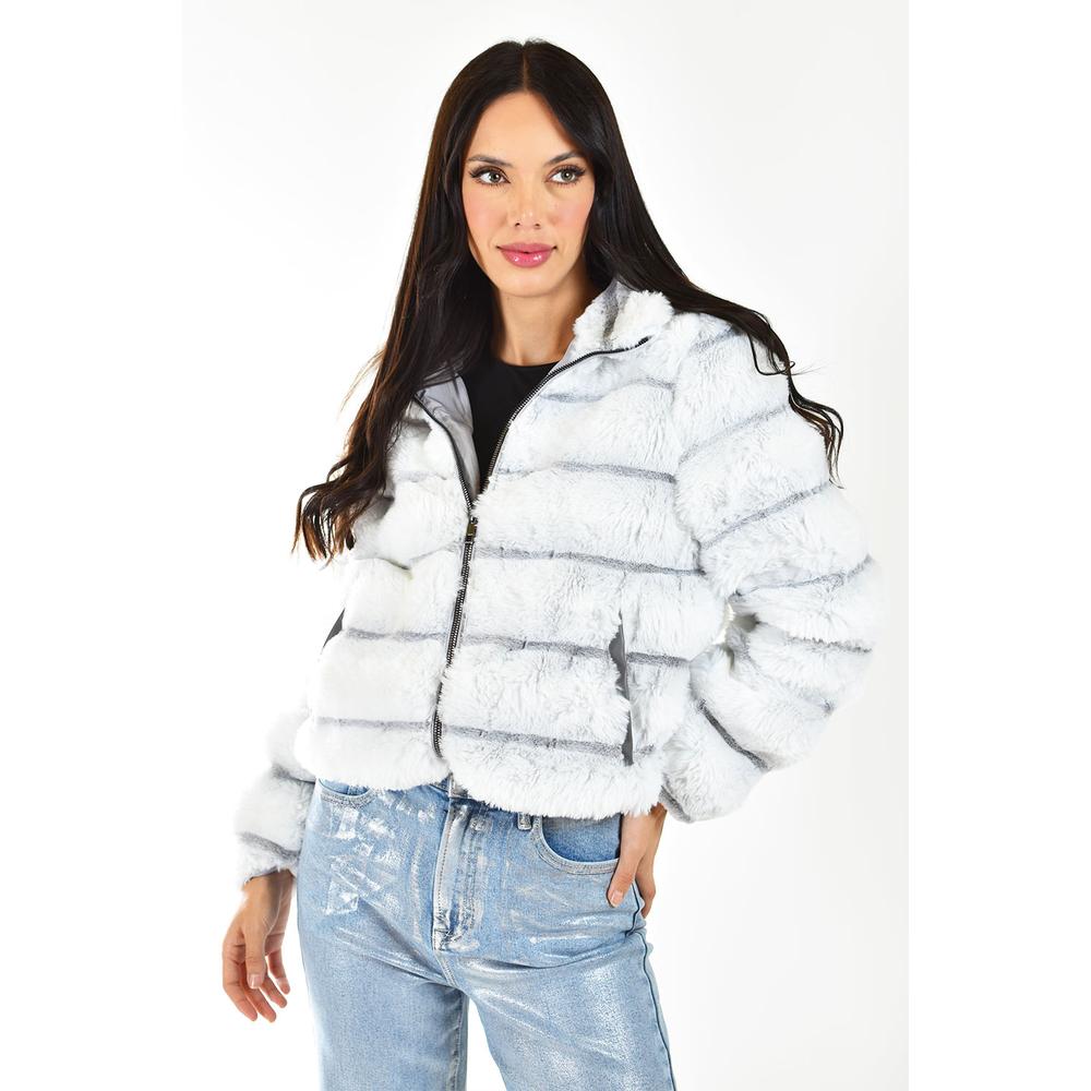 Chamarra De Peluche Juvenil, 7517 (blanco) Blanco