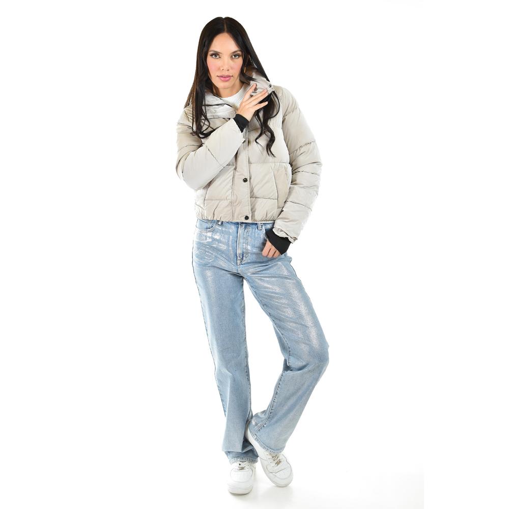 Foto 7 pulgar | Chamarra Acolchada Roman Fashion /juvenil 6796 (beige) Beige