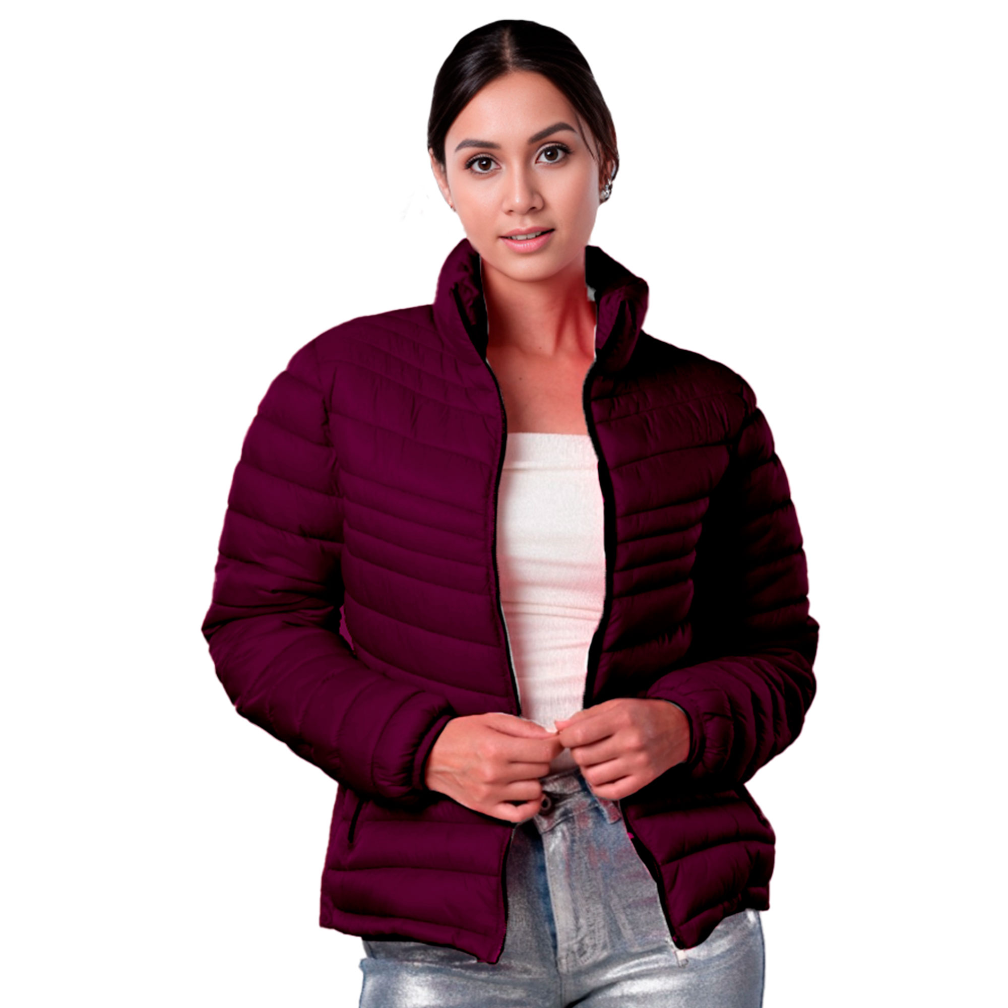 Chamarra Capitonada Britos Jeans Mujer Bo3156