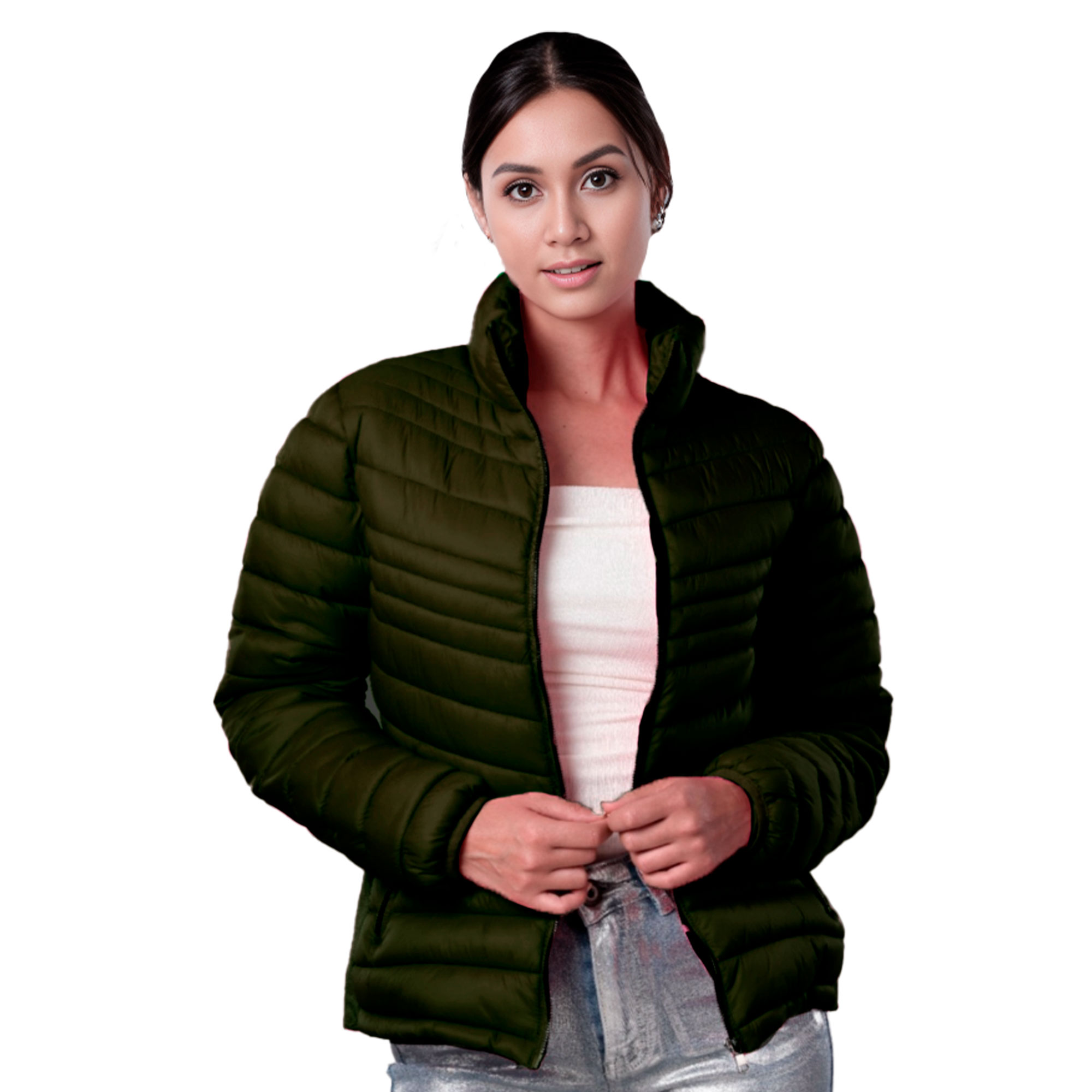 Chamarra Capitonada Britos Jeans Mujer Bo3156