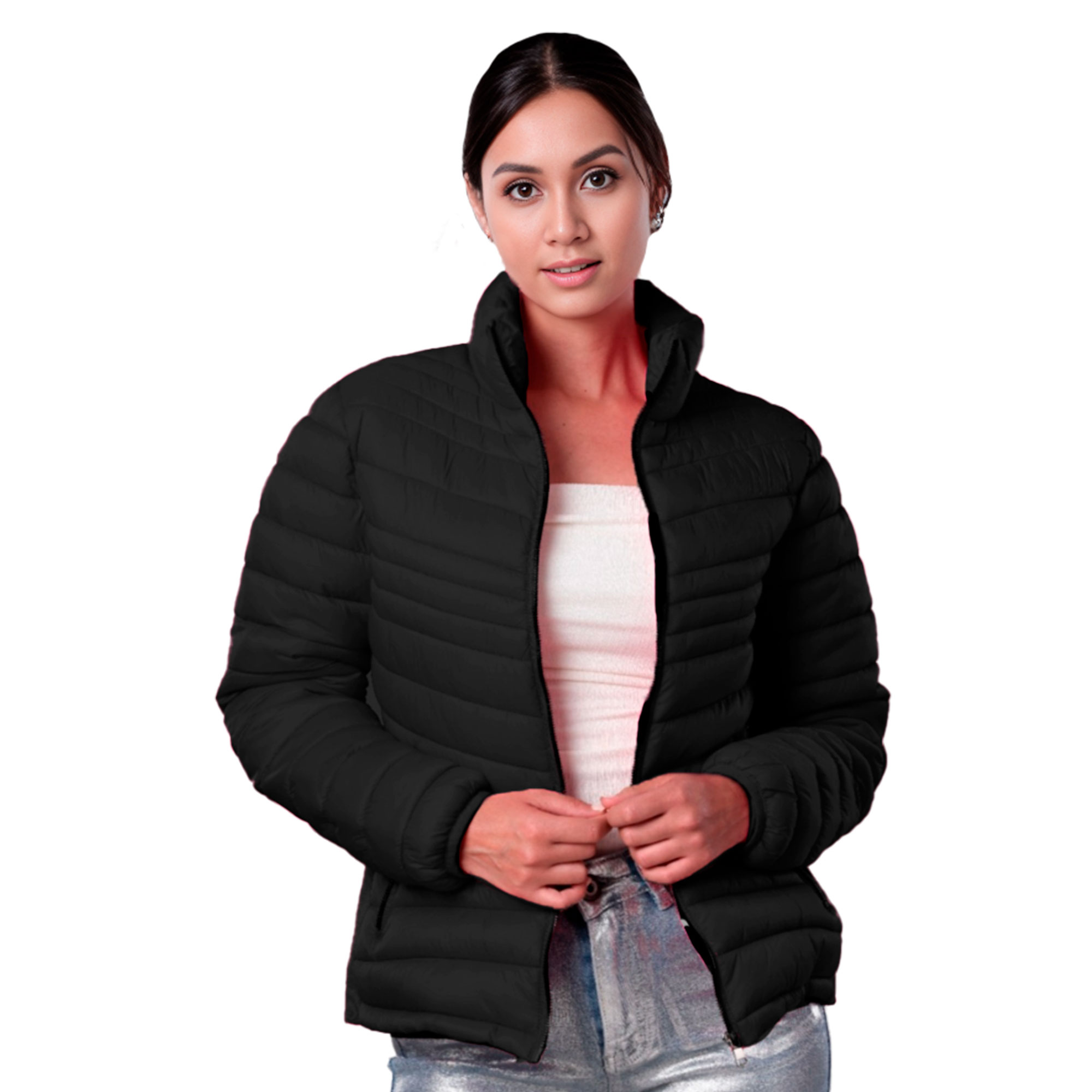 Chamarra Capitonada Britos Jeans Mujer Bo3156