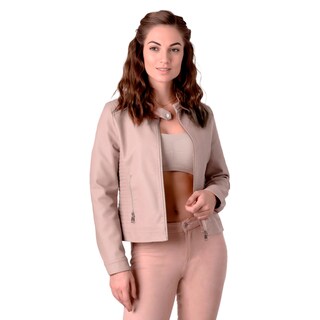 Foto 1 | Chamarra Vinipiel Britos Jeans Mujer Bo3159
