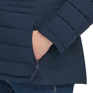 Foto 5 | Chamarra Tommy Hilfiger Acolchada Ladies' Quilted Mixed Media Jacket Chaqueta Azul Para Mujer