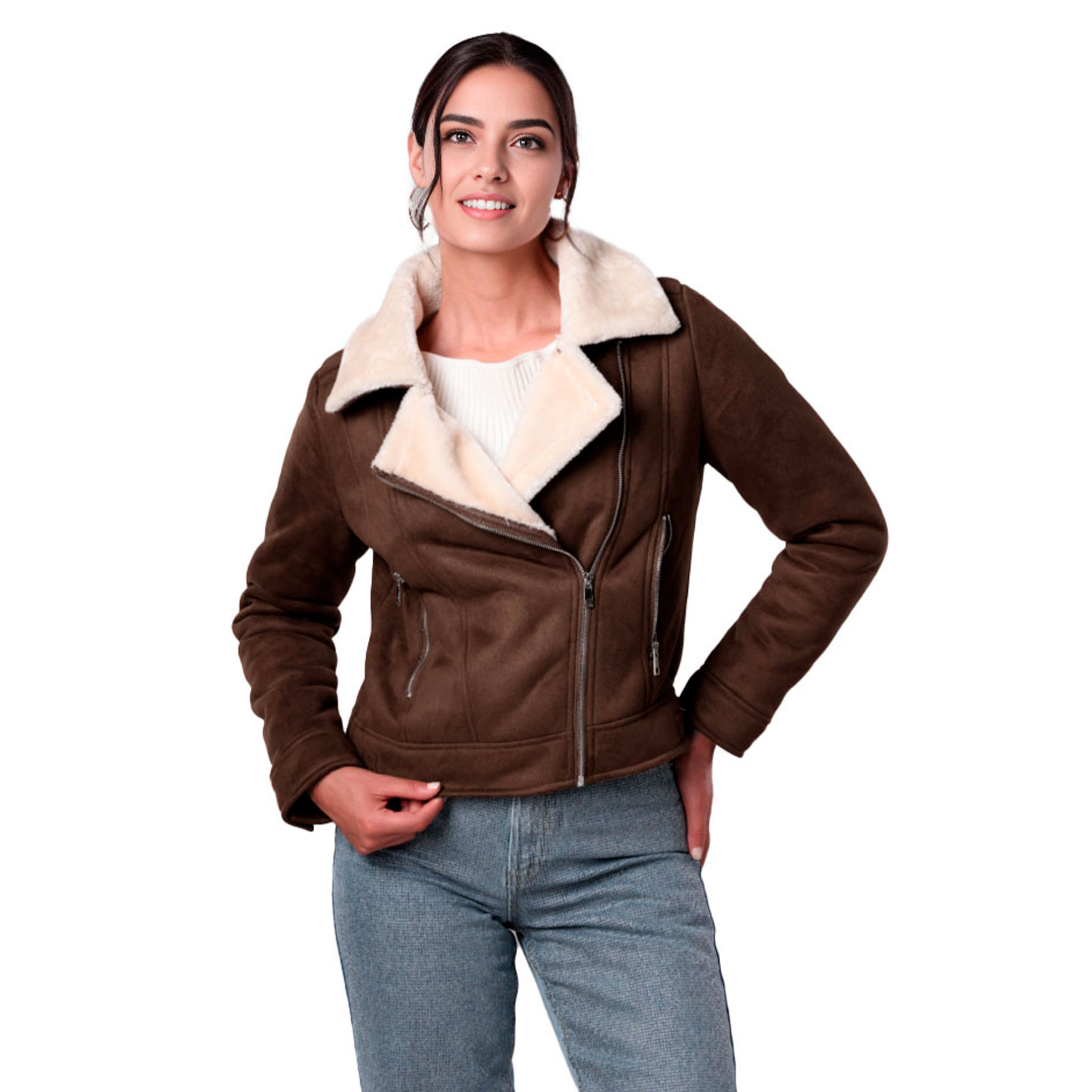 Chamarra Afelpada Britos Jeans Mujer Bo3177