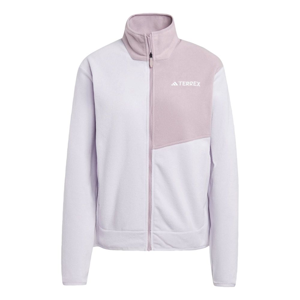 Foto 2 pulgar | Chamarra Terrex Multi Cierre Frontal Fleece Adidas Violeta Mujer