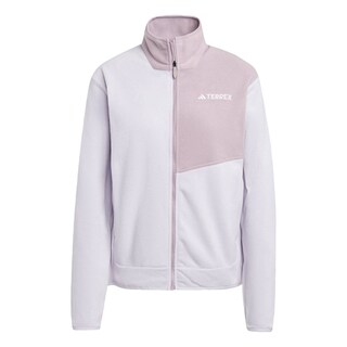 Foto 1 | Chamarra Terrex Multi Cierre Frontal Fleece Adidas Violeta Mujer