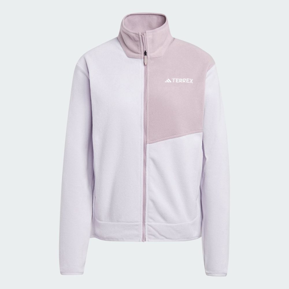 Foto 4 pulgar | Chamarra Terrex Multi Cierre Frontal Fleece Adidas Violeta Mujer