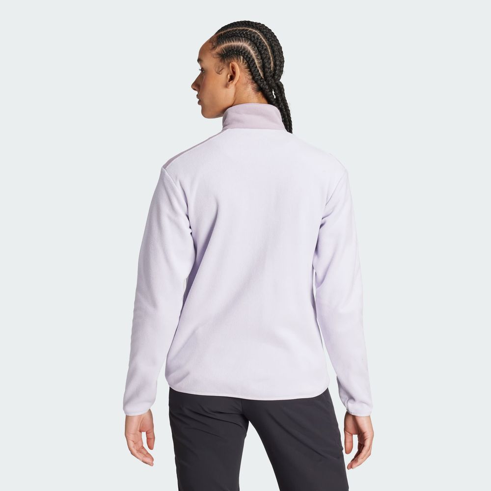 Foto 5 pulgar | Chamarra Terrex Multi Cierre Frontal Fleece Adidas Violeta Mujer