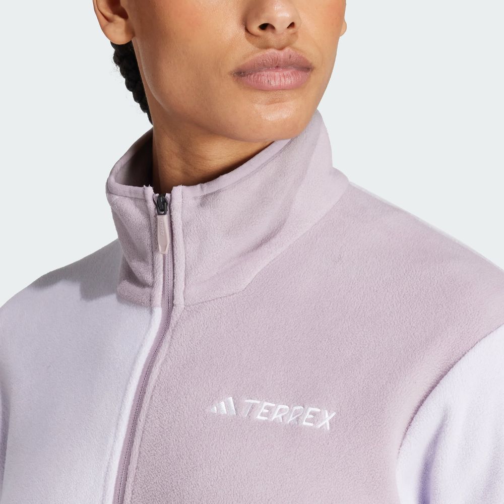 Foto 6 | Chamarra Terrex Multi Cierre Frontal Fleece Adidas Violeta Mujer