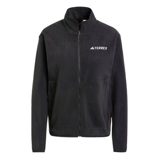 Foto 1 | Chamarra Terrex Multi Cierre Frontal Felpa Adidas Negro Mujer
