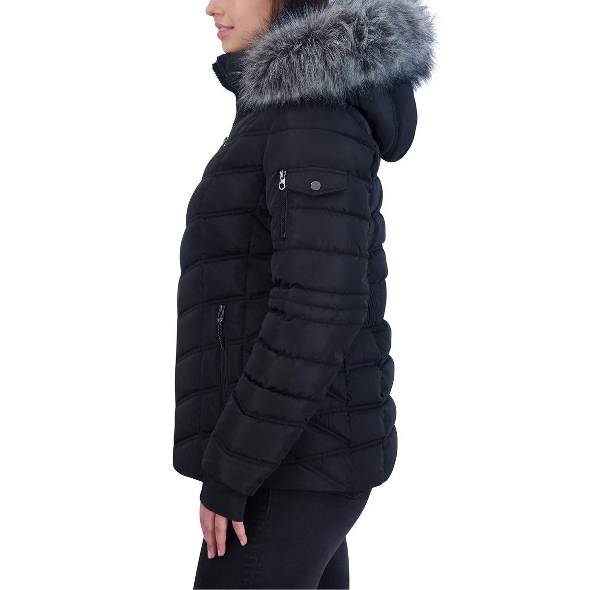 Foto 5 pulgar | Chamarra Nautica Ladies Puffer Capucha Desmontable Chaqueta Premium Jacket