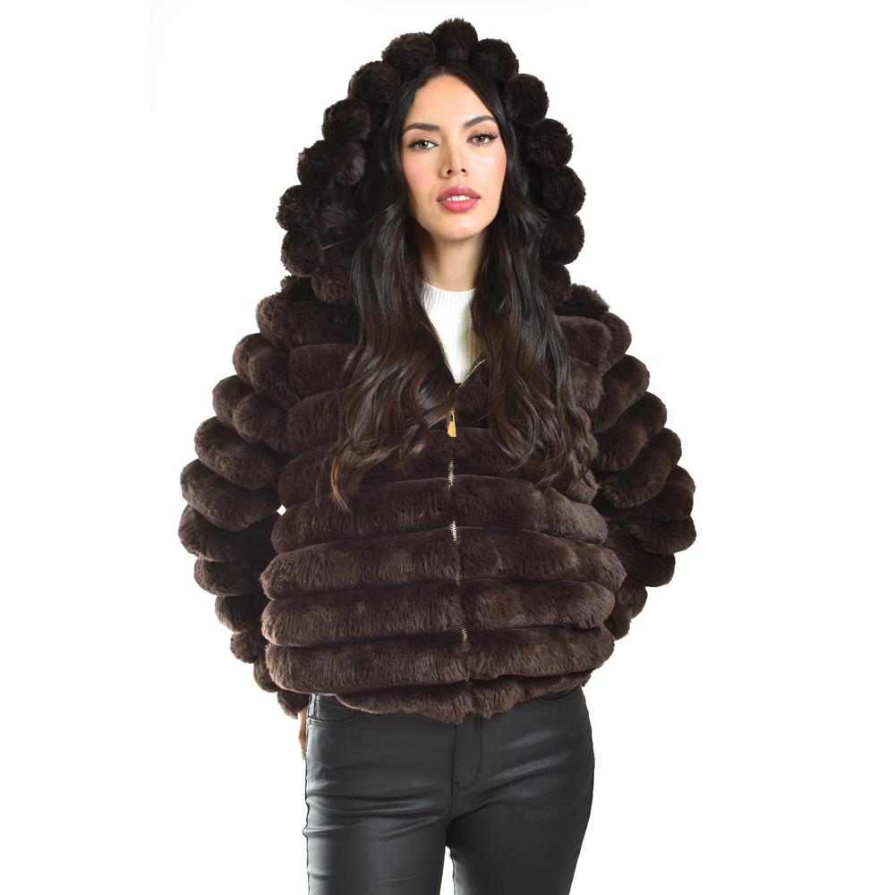 Chamarra De Peluche Con Capucha /juvenil, 24192 (cafe) Cafe