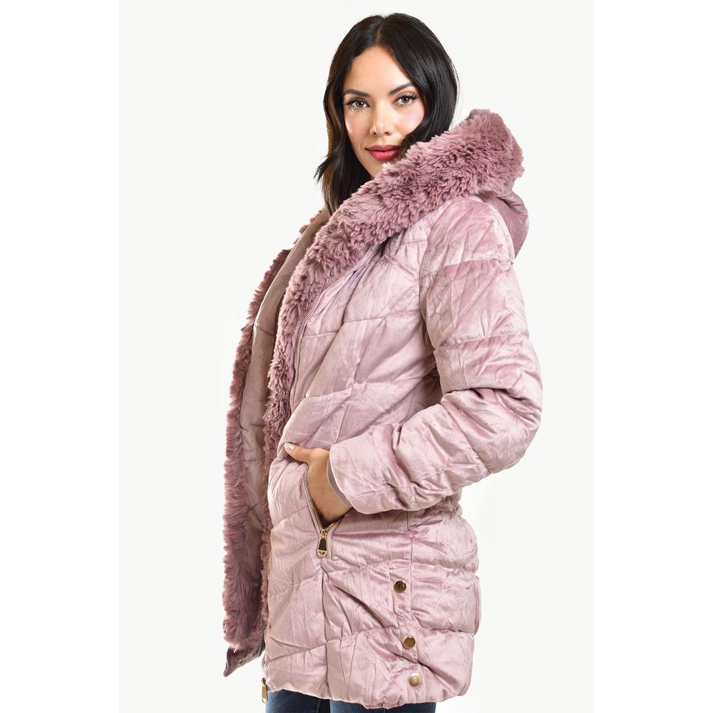 Foto 2 | Chamarra Peluche Desmontable /juvenil, 24070 (rosa) Rosa
