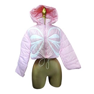Foto 4 | Chamarra Top Para Dama Estampado Mariposa Lc Designs Collection
