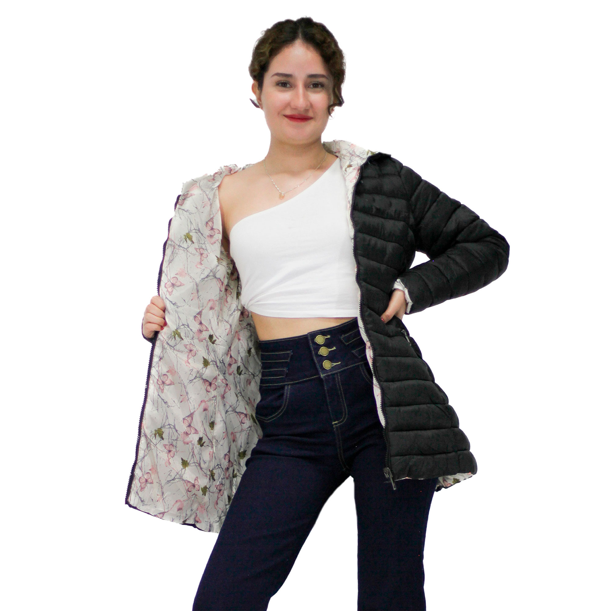 Chamarra Capitonada Britos Jeans Mujer Sa2109