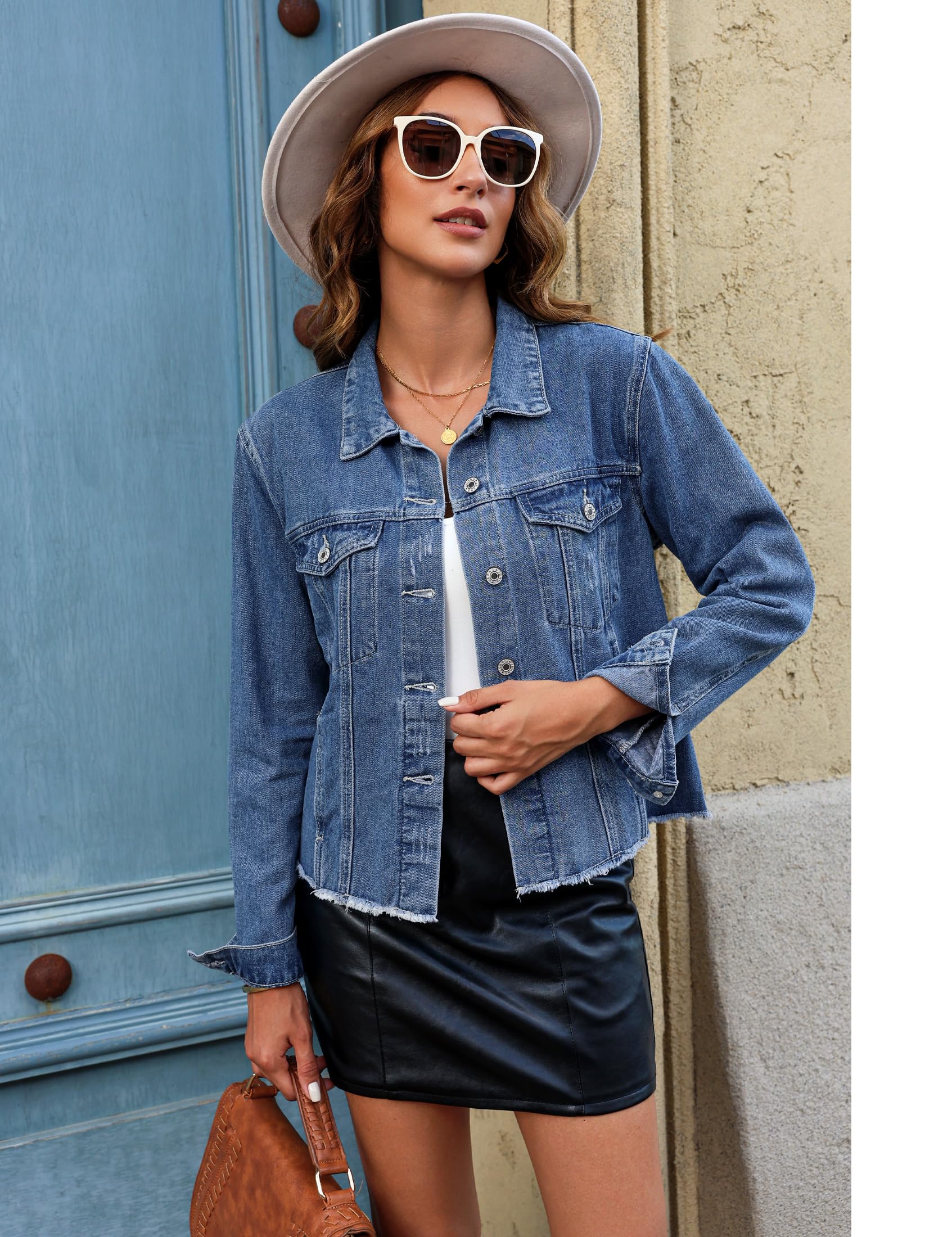 Foto 8 pulgar | Chaqueta Vaquera Luvamia Classic Blue Para Mujer Talla S (4-6) - Venta Internacional.