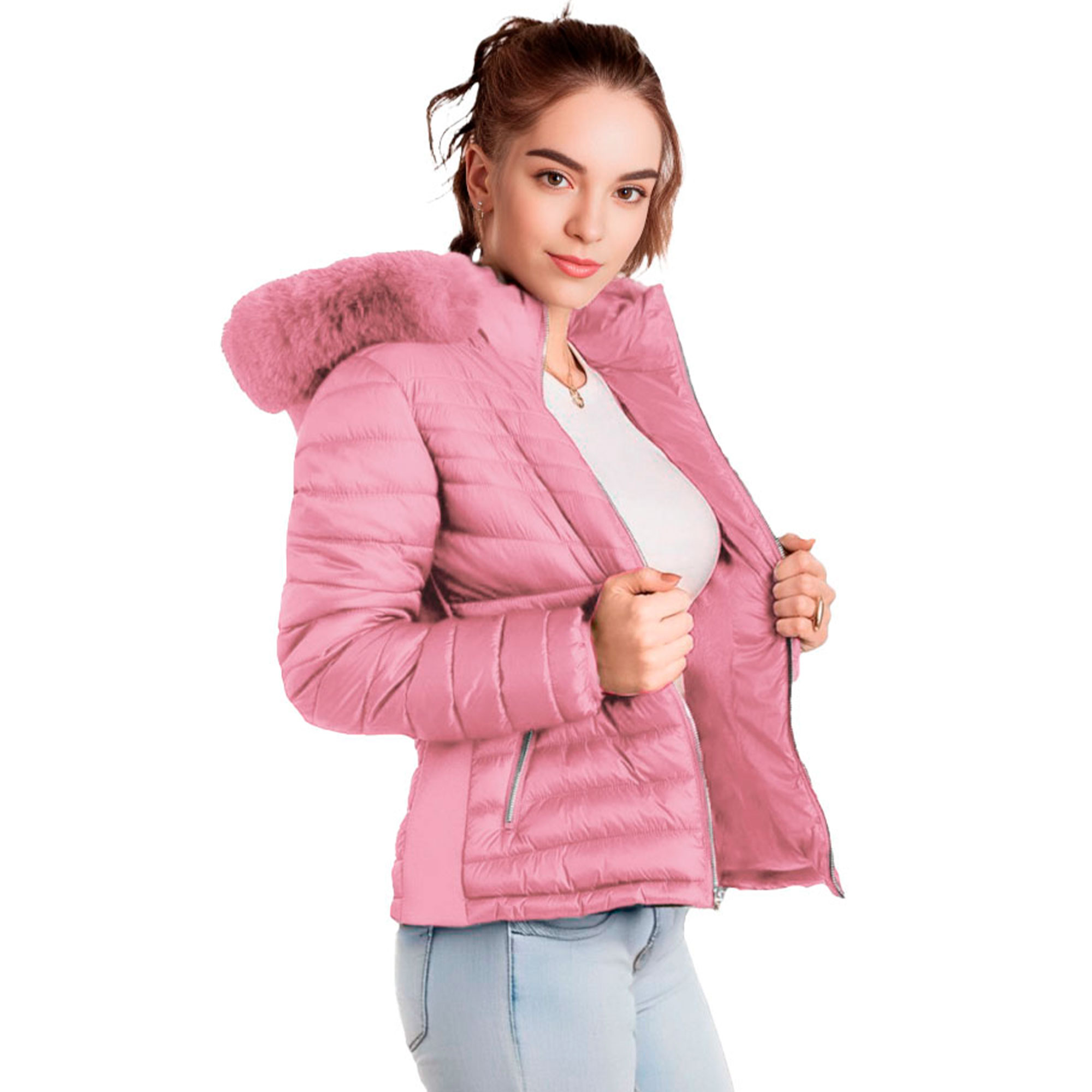 Chamarra Capitonada Britos Jeans Mujer Bo3185