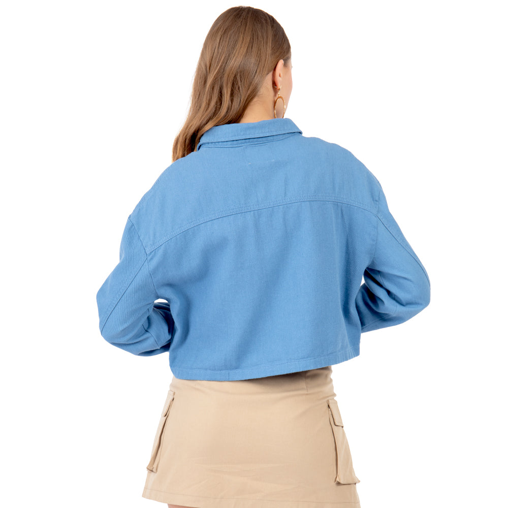 Foto 4 pulgar | Chamarra Para Mujer Quarry Con Botones
