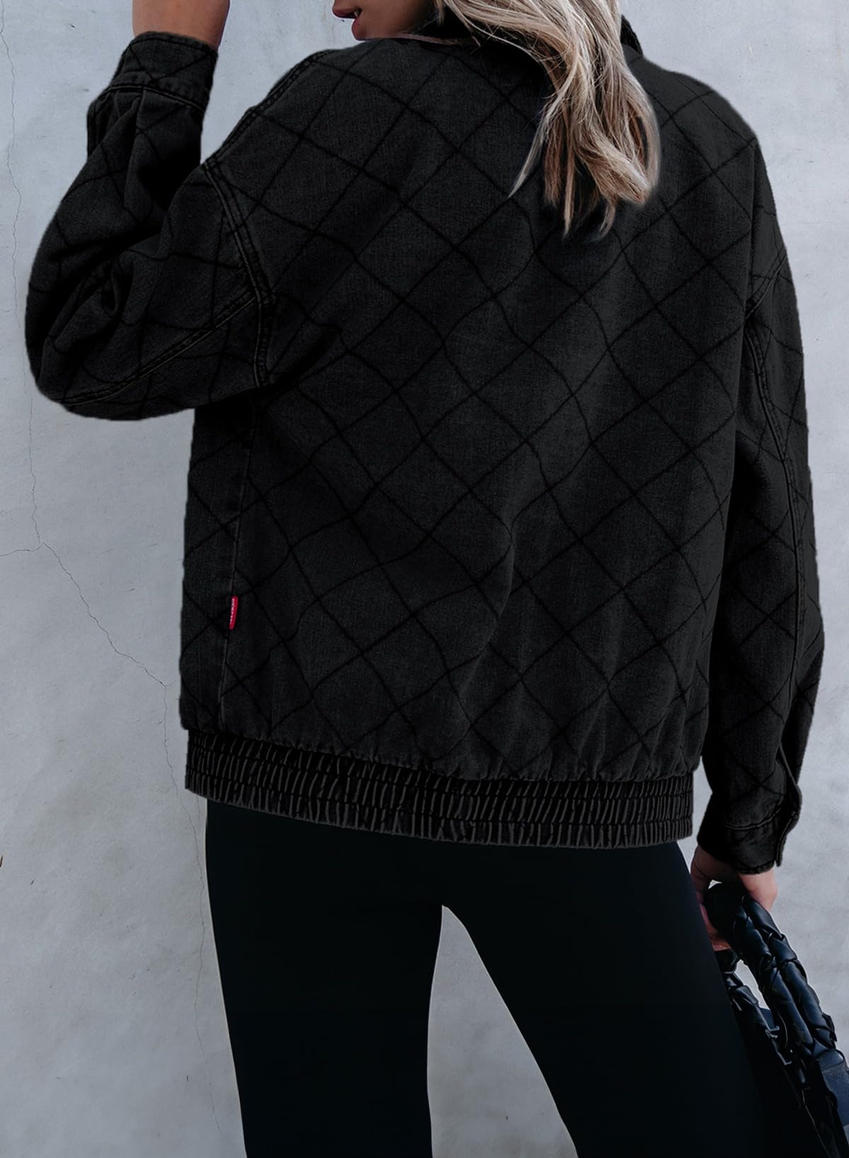 Foto 3 pulgar | Chaqueta Vaquera Sidefeel Negra para Mujer - Venta Internacional