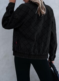 Foto 2 | Chaqueta Vaquera Sidefeel Negra para Mujer - Venta Internacional
