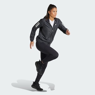 Foto 5 | Chamarra Adidas Otr B Jkt Negra para Mujer