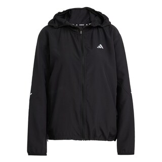 Foto 1 | Chamarra Run It Adidas Negro Mujer