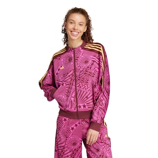 Foto 2 | Chamarra Adidas Farm Tiro Tt Rosa para Mujer