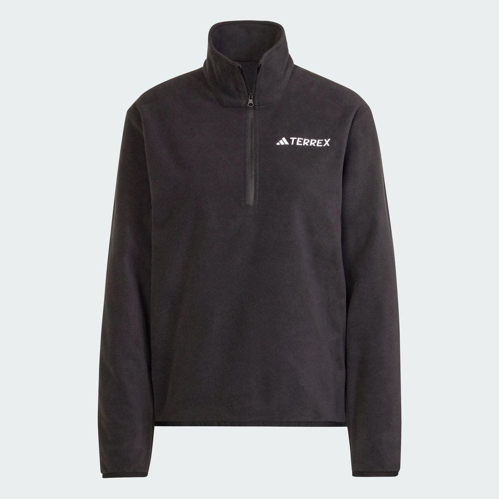 Foto 4 pulgar | Chamarra Multi Essentials 1/2 Zip Felpa Adidas Negra para Mujer