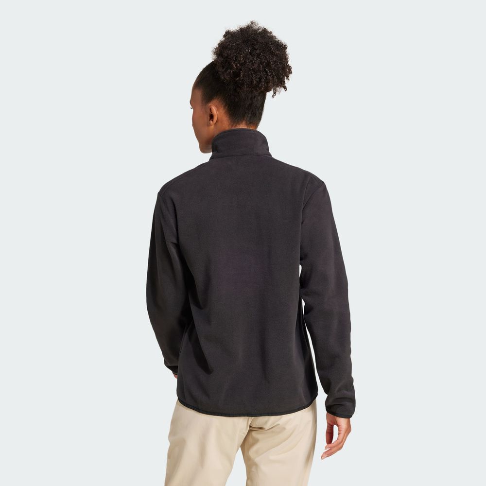 Foto 5 pulgar | Chamarra Multi Essentials 1/2 Zip Felpa Adidas Negra para Mujer