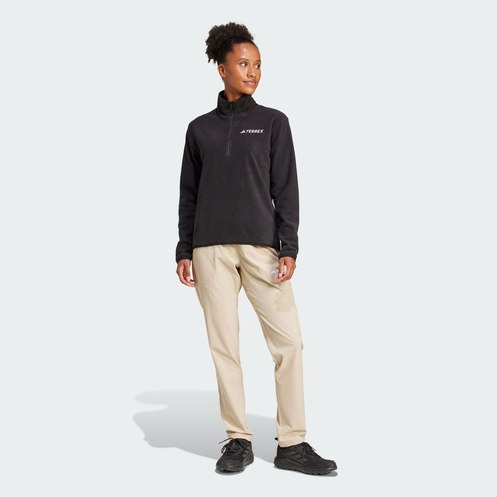 Foto 7 pulgar | Chamarra Multi Essentials 1/2 Zip Felpa Adidas Negra para Mujer