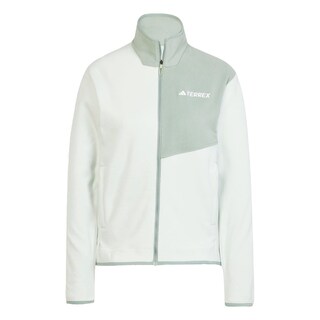 Foto 1 | Chamarra Terrex Multi Cierre Frontal Felpa Adidas Verde Mujer