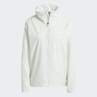 Foto 3 | Chamarra para Lluvia Multi Essentials 2l Adidas Verde para Mujer