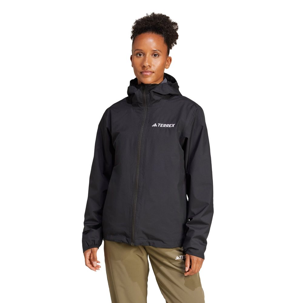 Foto 3 pulgar | Chamarra Terrex Multi Essentials Three-in-one Adidas Negra para Mujer