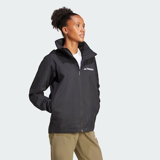 Foto 5 | Chamarra para Lluvia Multi Essentials 2l Adidas Negra para Mujer