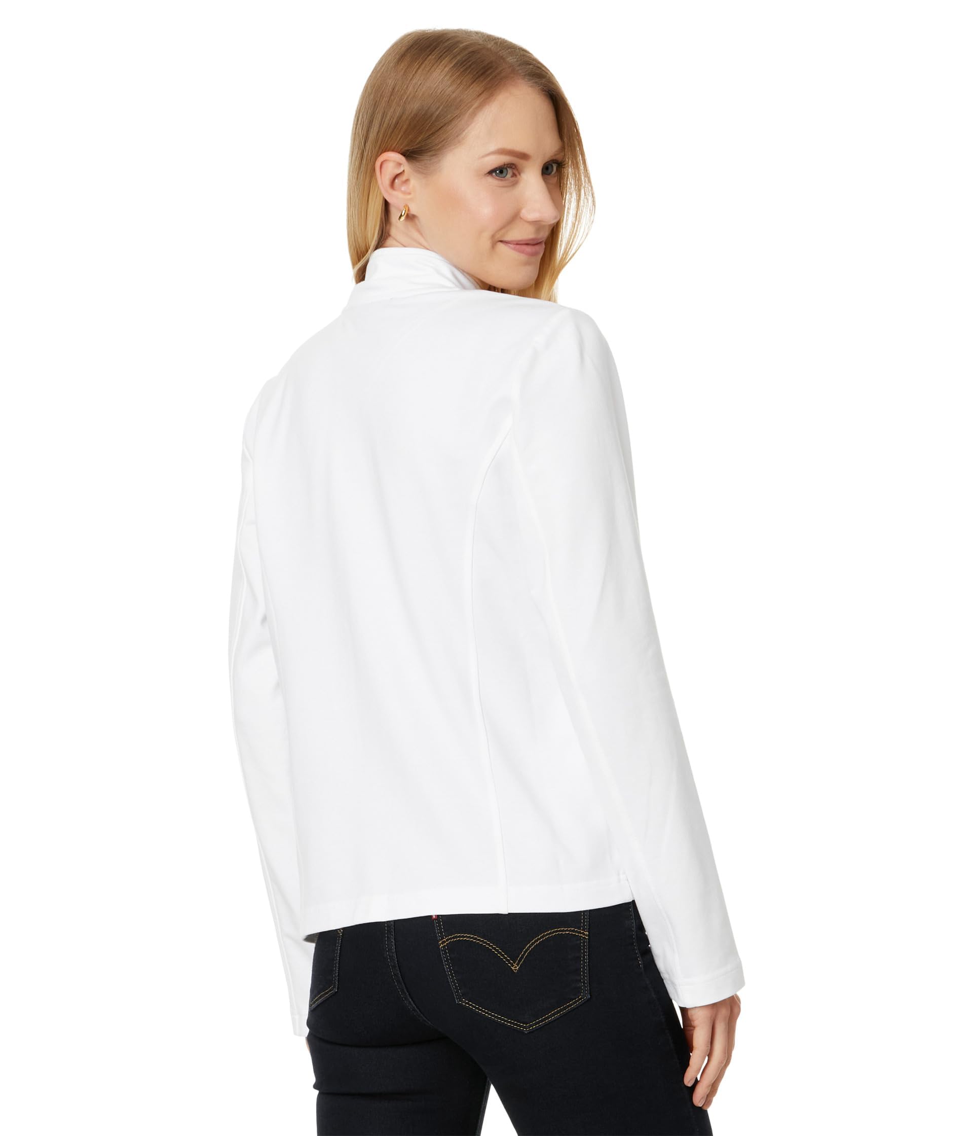 Foto 3 pulgar | Chaqueta Tommy Hilfiger Solid Band Bright White Para Mujer Xl - Venta Internacional.