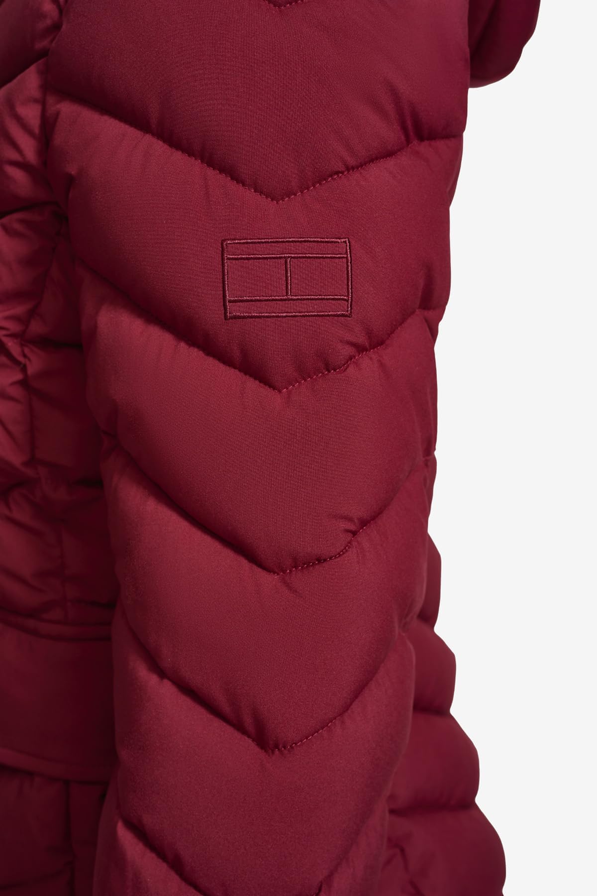 Foto 3 pulgar | Chaqueta Tommy Hilfiger Ligera Para Mujer, Color Rojo, Talla L - Venta Internacional.