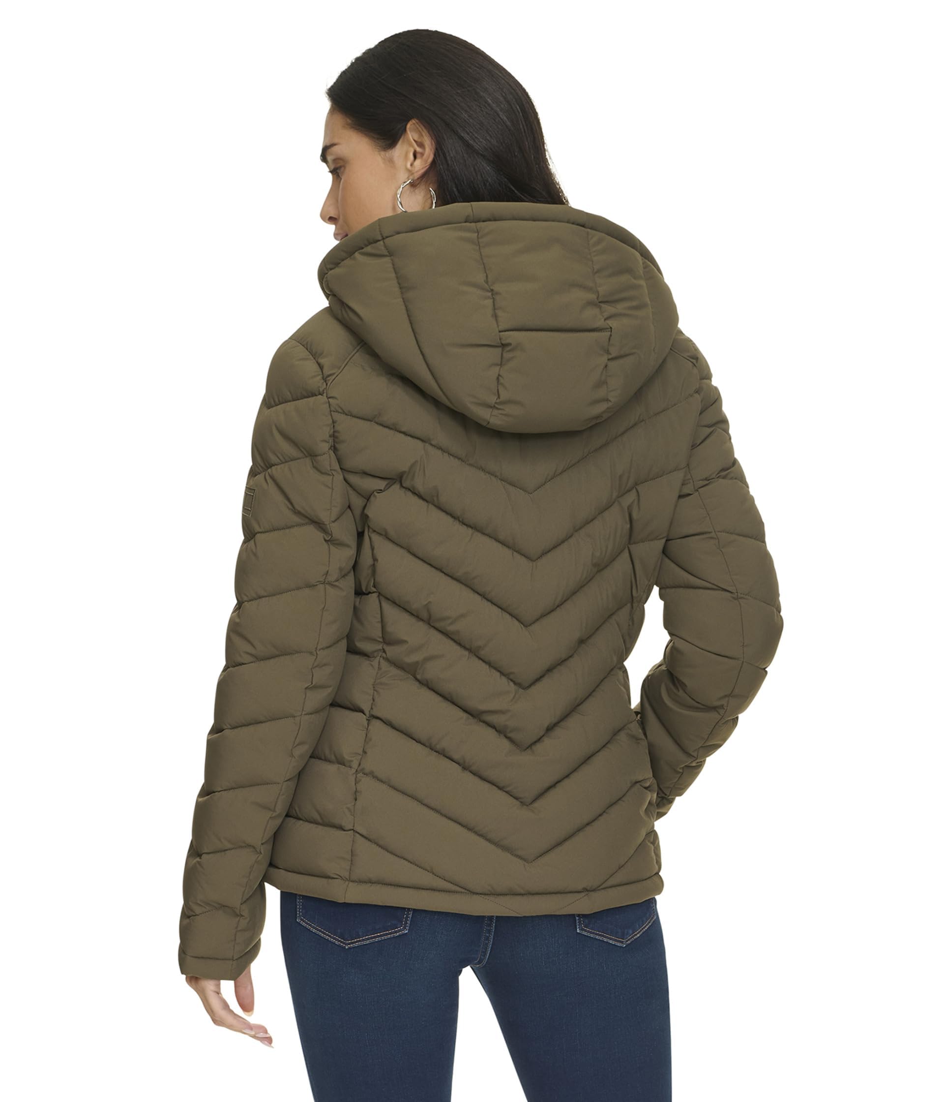Foto 4 pulgar | Chaqueta Tommy Hilfiger Ligera Con Cremallera Para Mujer - Venta Internacional.