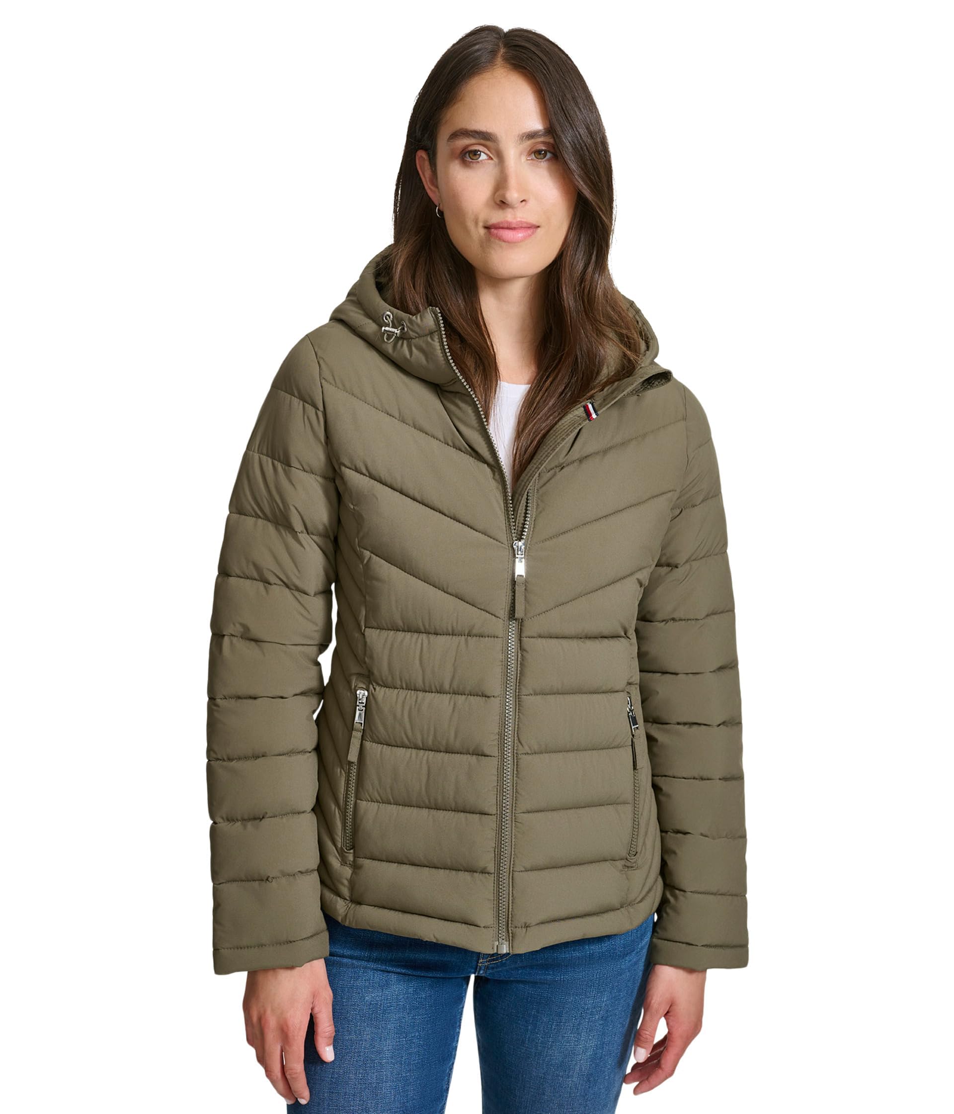 Foto 2 pulgar | Chaqueta Tommy Hilfiger Ligera Con Cremallera Juniper Xl - Venta Internacional.